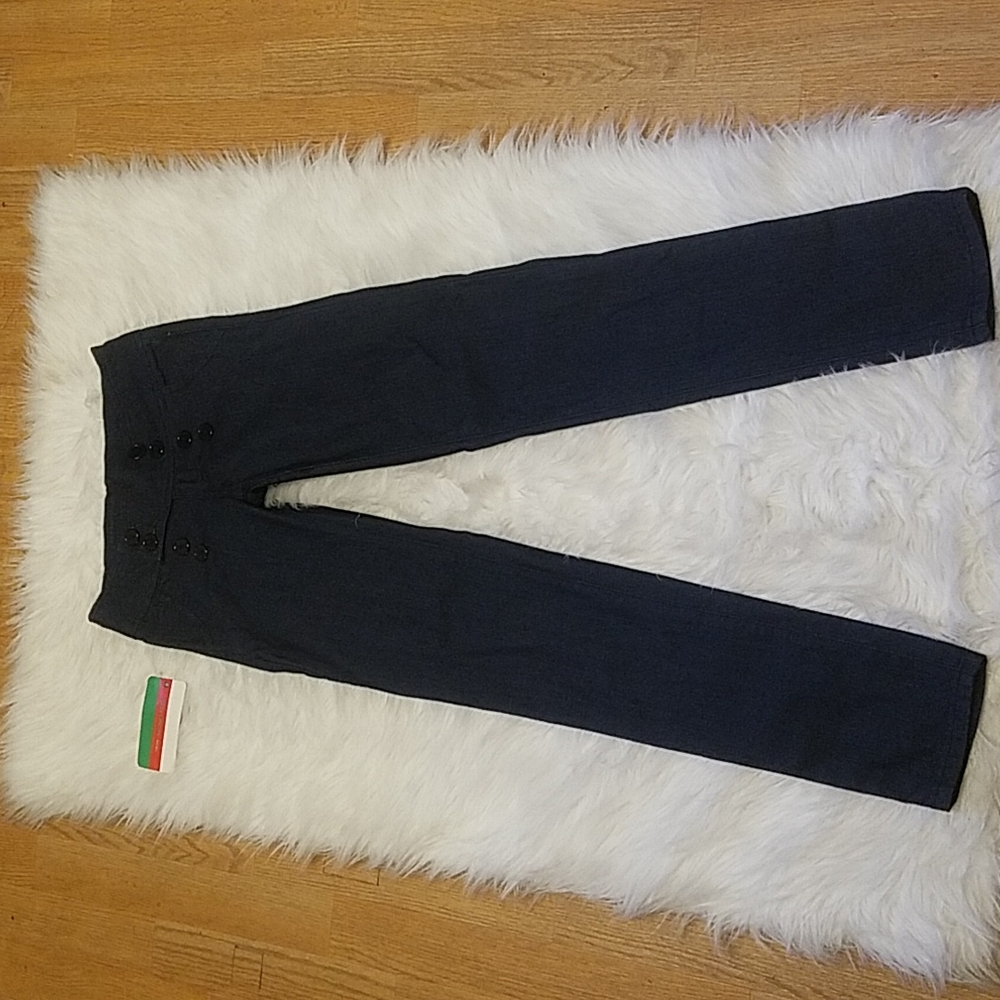 CARA SKINNY BUTTON BLUE JEANS